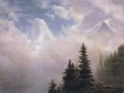 Albert Bierstadt High in the Mountains Spain oil painting artist